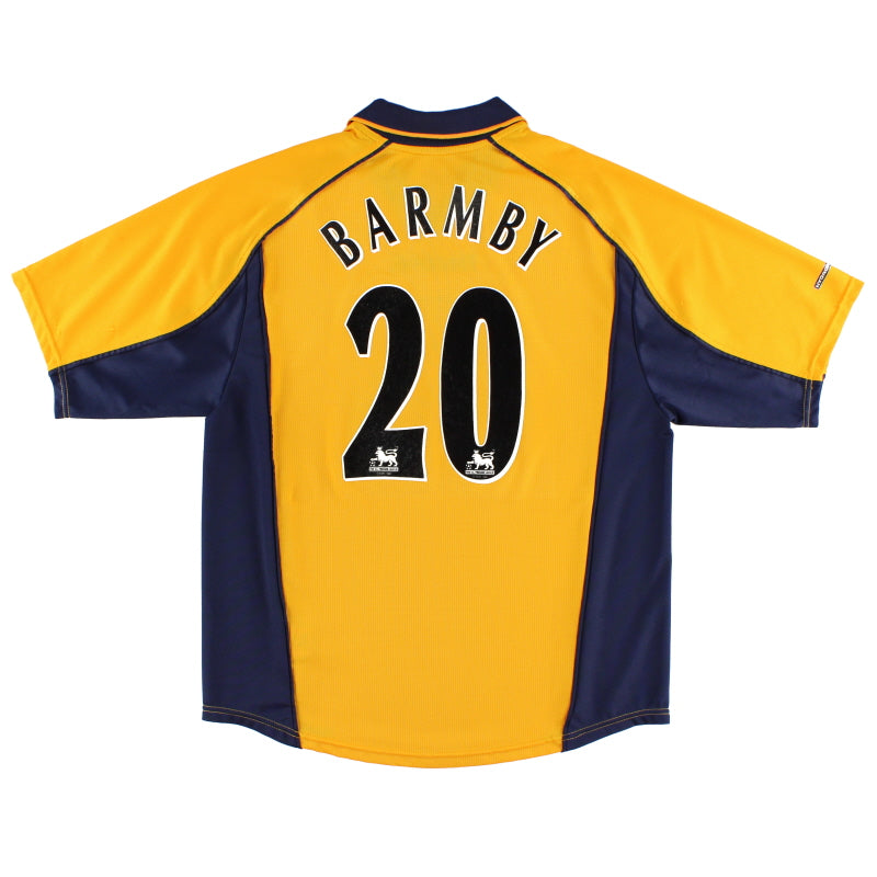 2000-02 Liverpool Away Shirt Barmby #20 L Football Shirt