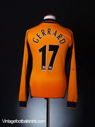 2000-02 Liverpool Away Shirt Gerrard #17 L/S XL Football Shirt
