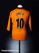 2000-02 Liverpool Away Shirt Owen #10  XL Football Shirt
