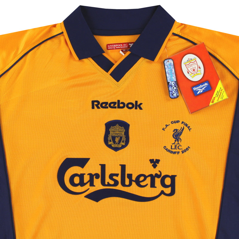 2000-02 Liverpool Reebok Cup Final' Away Shirt *w/tags* L