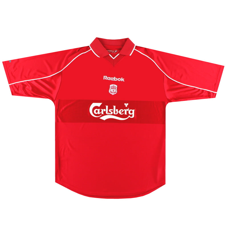 ウェア Liverpool 2000 2001 2002  2000-02 Liverpool Reebok Home Shirt M 201334 | Vintage
