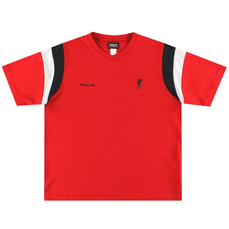 2000-02 Liverpool Reebok Leisure Tee L T-Shirt