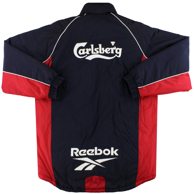 2000-02 Liverpool Reebok Padded Bench Coat XL 202451 | Vintage