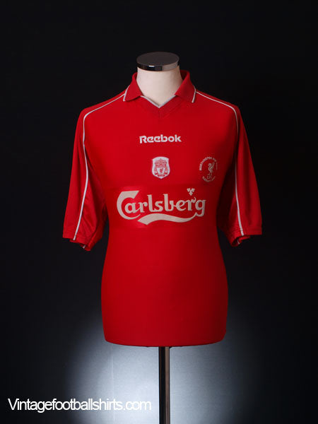 2000-02 Liverpool 'Worthington Cup Final' Home Shirt M Football Shirt