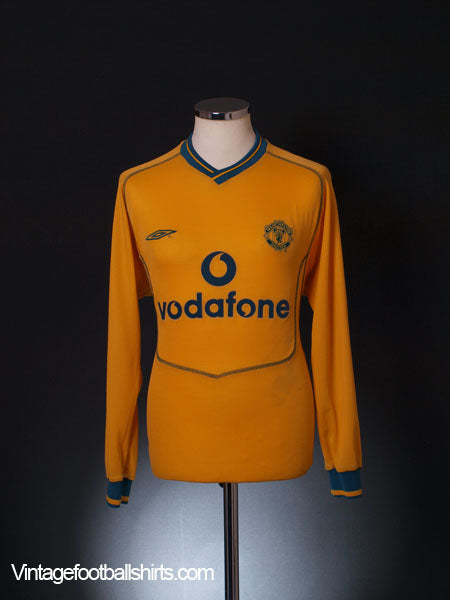 2000-02 Manchester United Goalkeeper Shirt Y Football Shirt