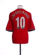 2000-02 Manchester United Home Shirt v. Nistelrooy #10 XL Football Shirt