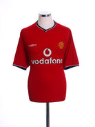 2000-02 Manchester United Home Shirt M.Boys Football Shirt