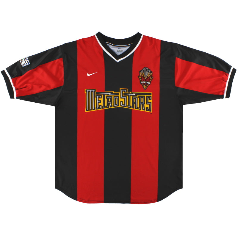2000-02 Metrostars Nike Home Shirt XL Football Shirt