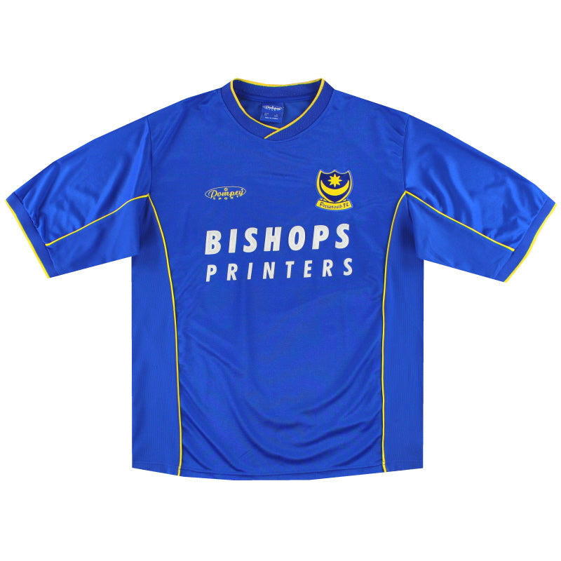 2000-02 Portsmouth Pompey Sports Home Shirt L Football Shirt