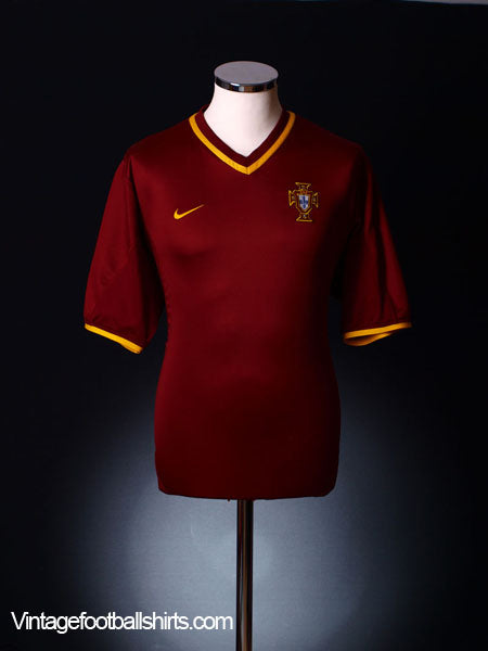 2000-02 Portugal Home Shirt XL Football Shirt