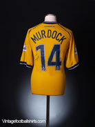 2000-02 Preston Match Issue Signed Away Shirt Murdock #14 XL Football Shirt