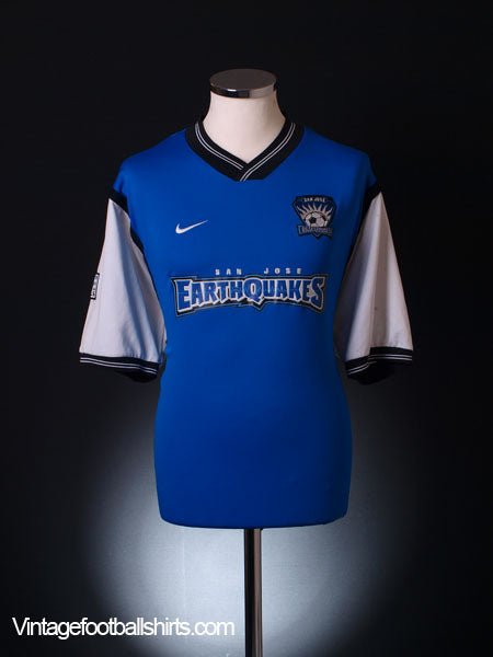 2000-02 San Jose Earthquakes Home Shirt L Football Shirt