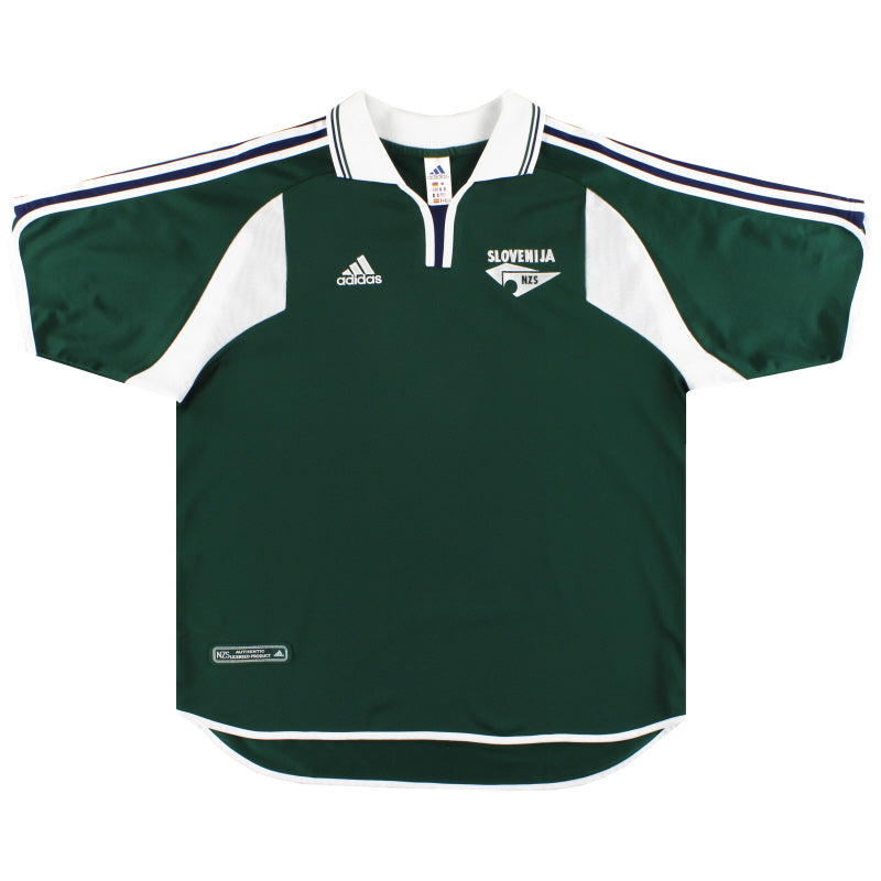 激レア！adidas Warrior Soccer 2000 Tシャツ 2000-02 Slovenia adidas Home Shirt *Mint* XL | Vintage Football Shirts