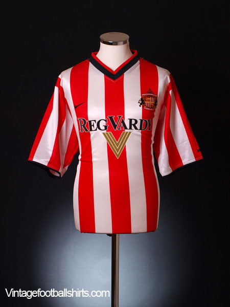 2000-02 Sunderland Home Shirt L Football Shirt