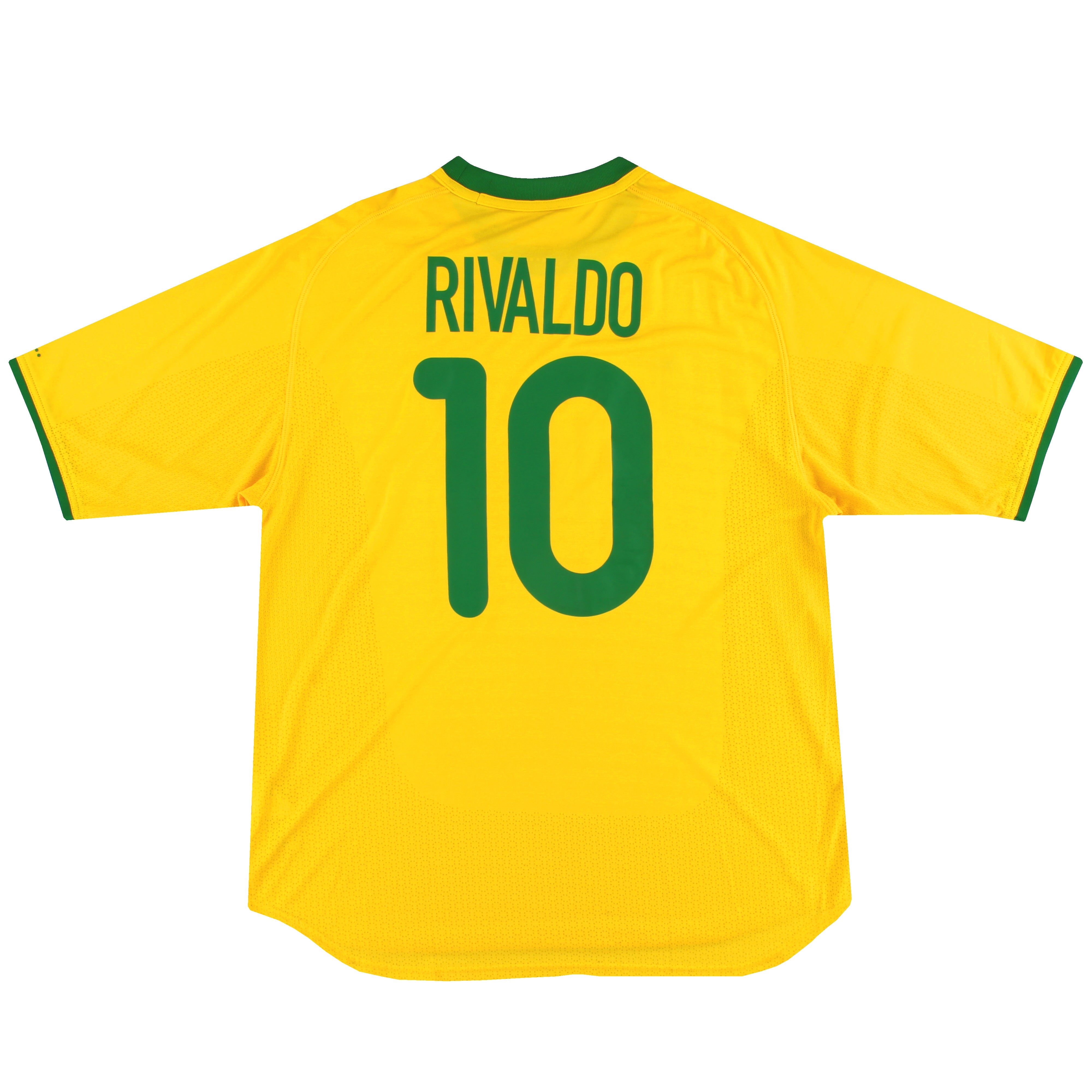 2000-02 Brazil Nike Home Shirt Rivaldo #10 *w/tags* L 163478-703