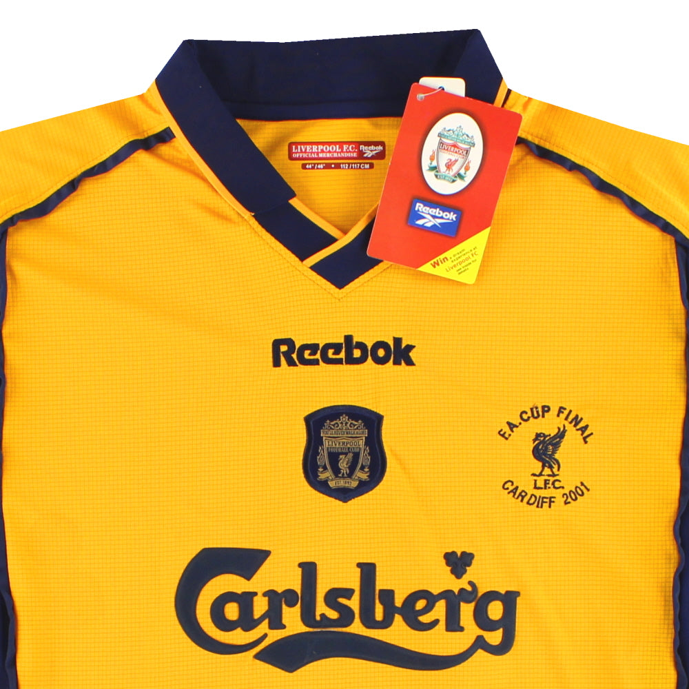 2000-02 Liverpool Reebok 'F.A Cup Final' Away Shirt *w/tags* XL