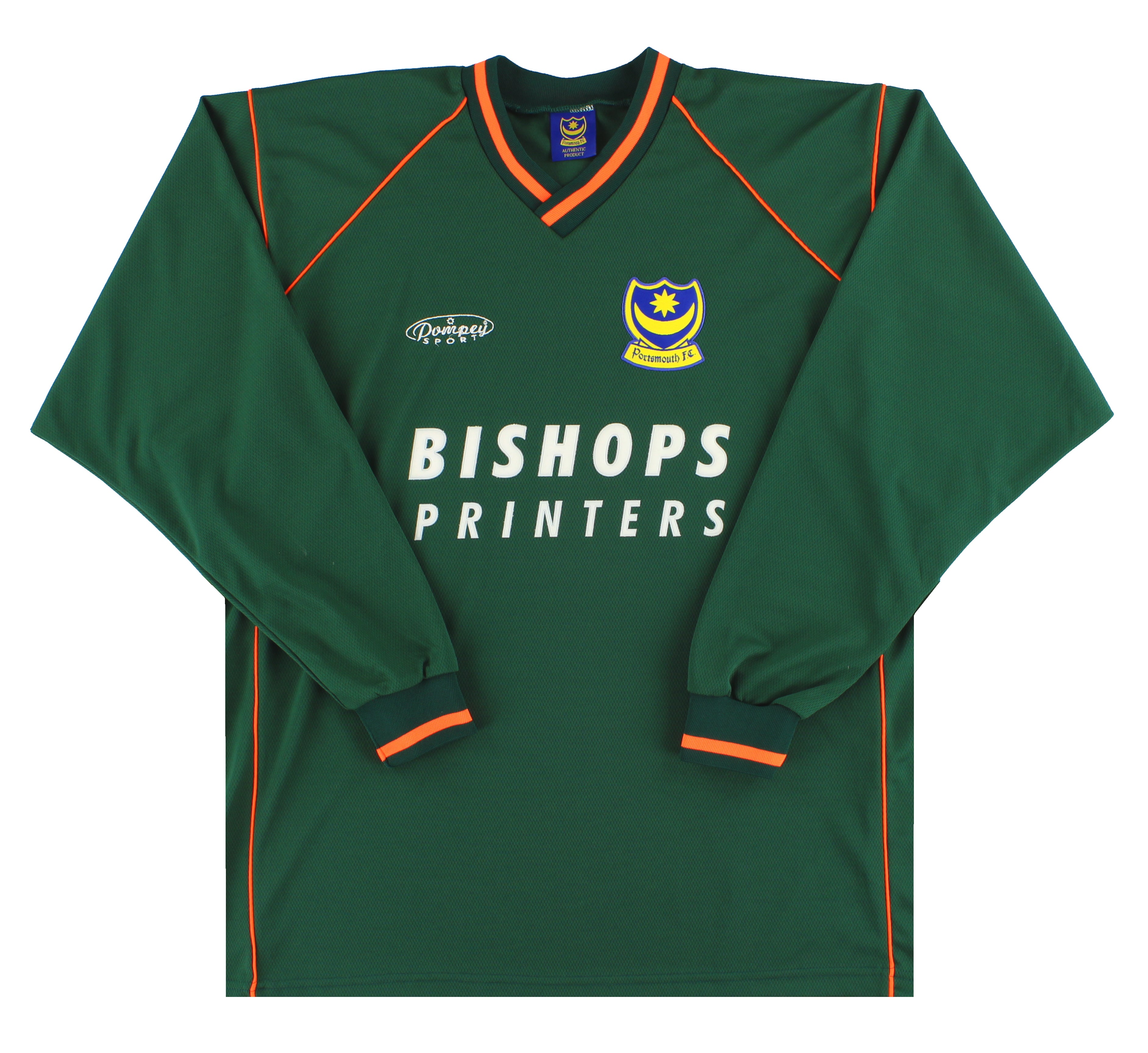 2000-02 Portsmouth Pompey Sports Goalkeeper Shirt *Mint* L