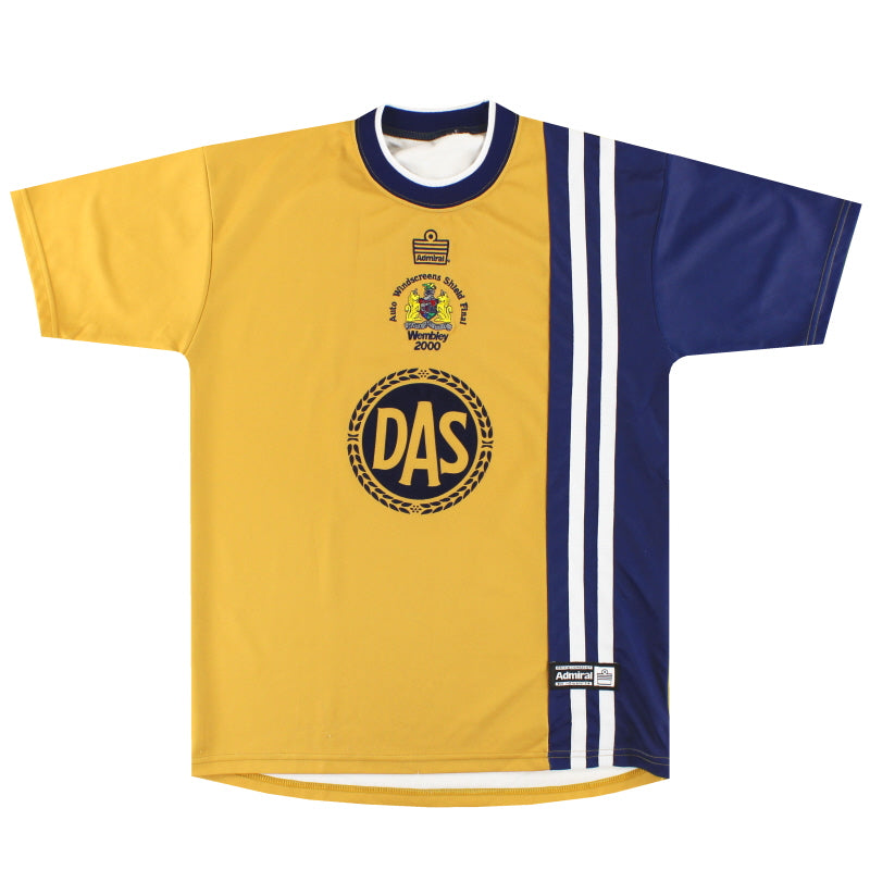 2000 Bristol City Admiral 'Cup Final' Shirt S Football Shirt