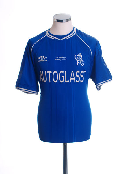 2000 Chelsea 'F.A. Cup Final' Home Shirt M Football Shirt