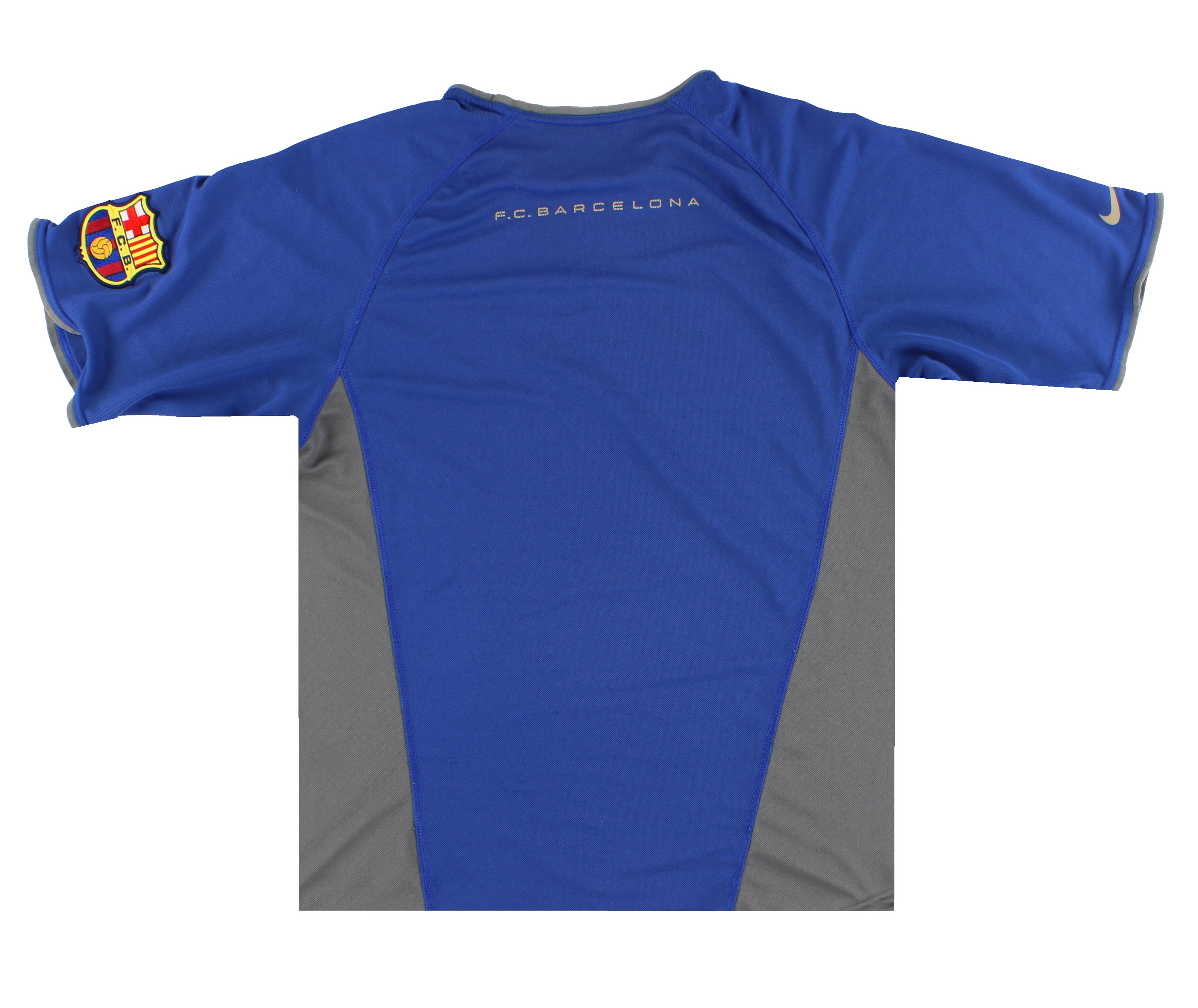 2004-05 Barcelona Nike Training Top L F5MSP | Vintage Football Shirts
