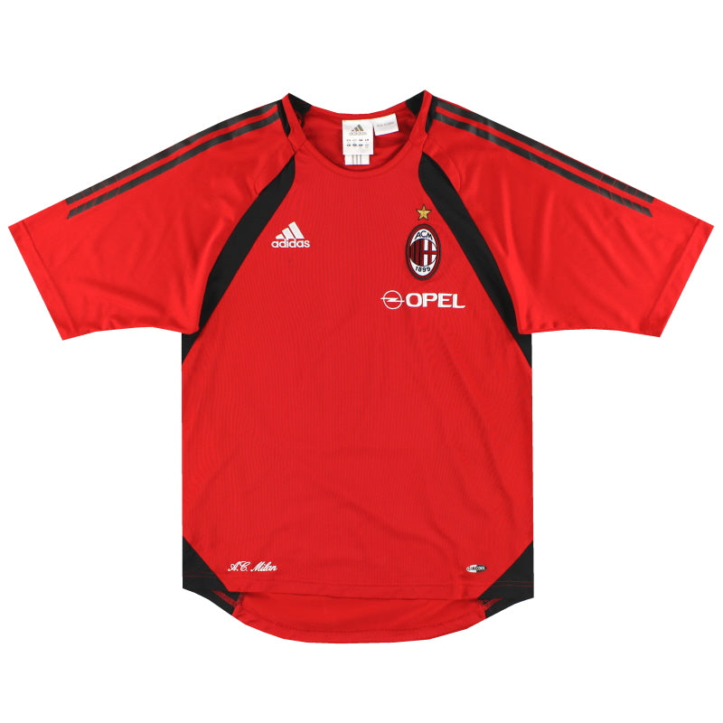 2001-02 AC Milan adidas Training Tee M T-Shirt