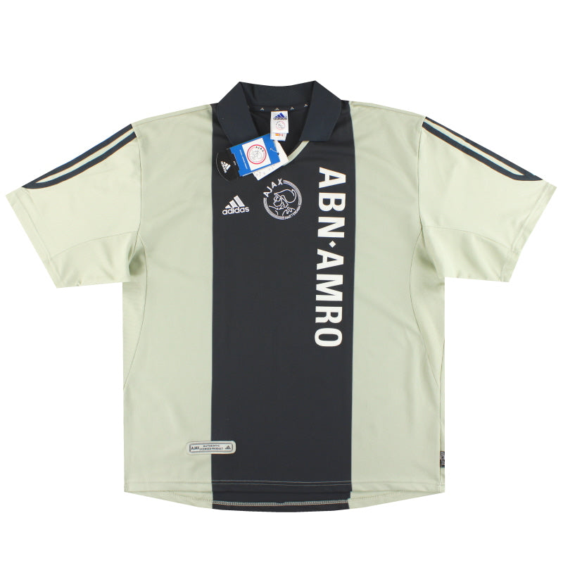 adidas アヤックス 2001-2002 2XL ゲームシャツ アウェイ 2001-02 Ajax adidas Away Shirt *BNIB* XXL 907300 | Vintage