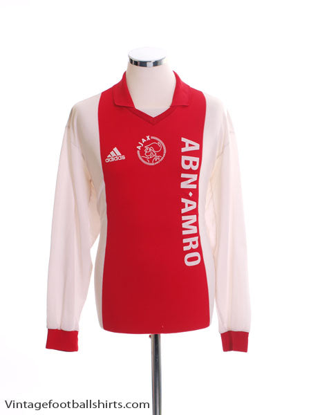 2001-02 Ajax Match Issue Home Shirt #14 L/S XL Football Shirt