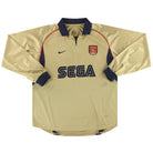2001-02 Arsenal Nike Away Shirt L/S L Football Shirt