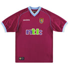 2001-02 Aston Villa Diadora Home Shirt *As New* M Football Shirt