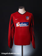 2001-02 Atletico Madrid Away Shirt *Mint* L/S L Football Shirt