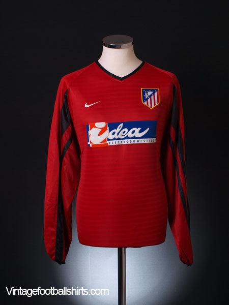 2001-02 Atletico Madrid Away Shirt *Mint* L/S L Football Shirt