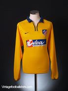 2001-02 Atletico Madrid Third Shirt L/S L Football Shirt