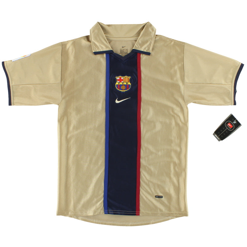 2001-02 Barcelona Nike Away Shirt *w/tags* L.Boys Football Shirt
