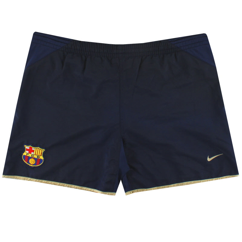 2001-02 Barcelona Nike Away Shorts L Football Shorts