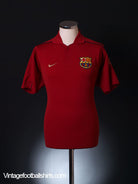 2001-02 Barcelona Polo Shirt L Polo Shirt