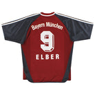 2001-02 Bayern Munich adidas Home Shirt Elber #9 M Football Shirt