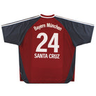 2001-02 Bayern Munich adidas Home Shirt Santa Cruz #24 XXL Football Shirt