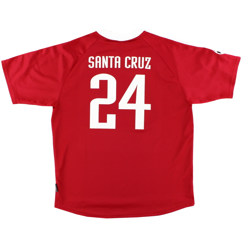 2001-02 Bayern Munich Champions League Shirt Santa Cruz #24 L Football Shirt