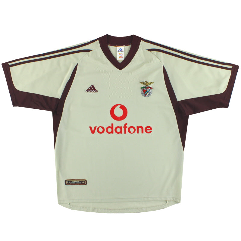 2001-02 Benfica adidas Away Shirt L Football Shirt