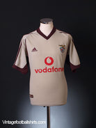 2001-02 Benfica Away Shirt L Football Shirt