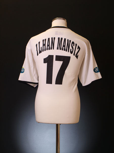 2001-02 Besiktas Home Shirt Ilhan Mansiz #17 L | Vintage Football