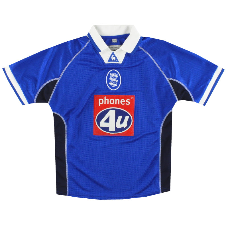 2001-02 Birmingham Le Coq Sportif Home Shirt S.Boys Football Shirt