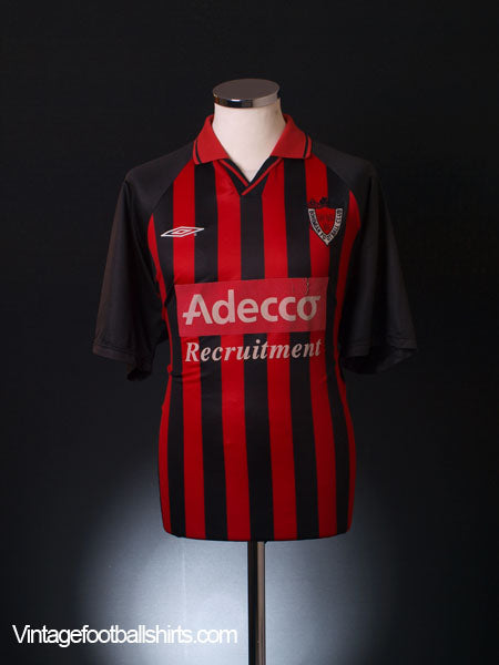 2001-02 Bohemian FC Home Shirt L Football Shirt