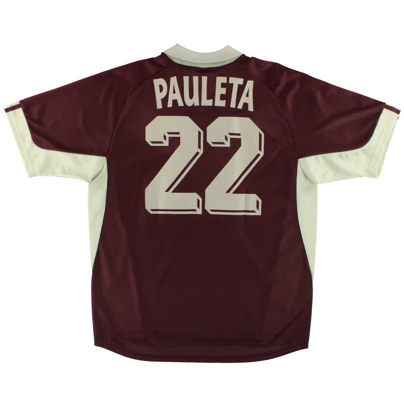 2001-02 Bordeaux adidas Third Shirt Pauleta #22 L Football Shirt