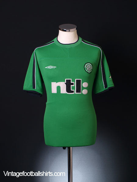 2001-02 Celtic Umbro Training Shirt M Training Shirt
