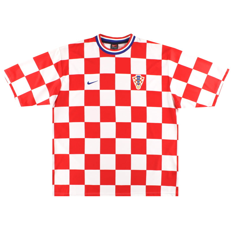2001-02 Croatia Nike Basic Home Shirt XL Football Shirt