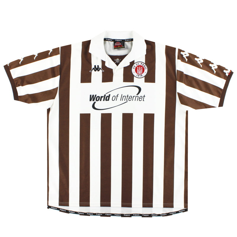 2001-02 FC St. Pauli Kappa Home Shirt *Mint* XXL Football Shirt