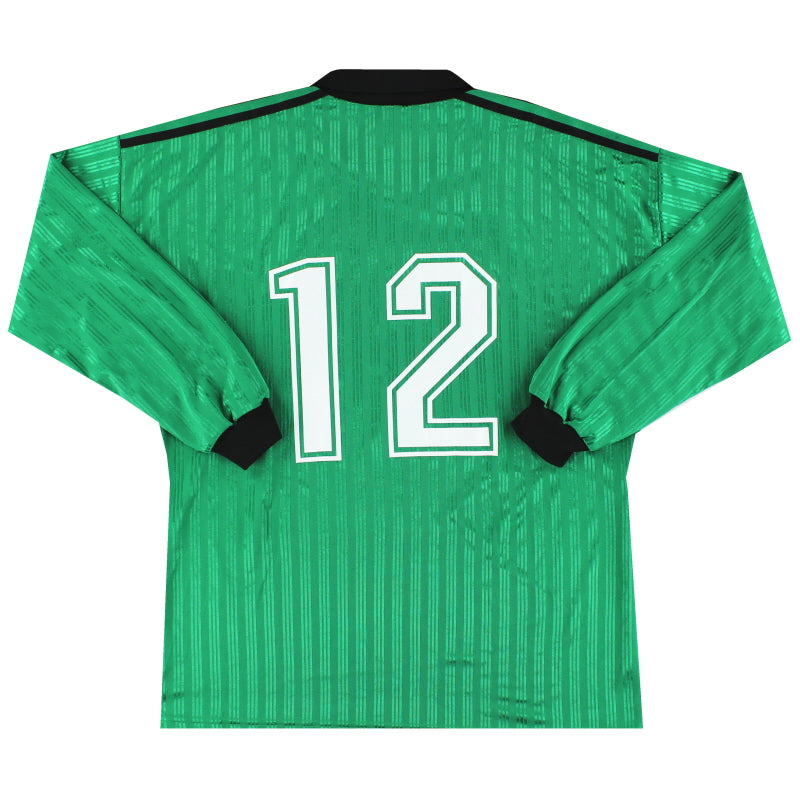 2001-02 Finland adidas Match Issue Goalkeeper Shirt #12 XL