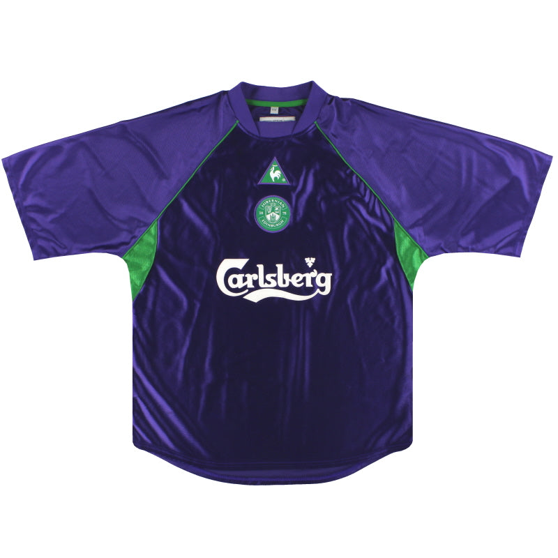 2001-02 Hibernian Le Coq Sportif Away Shirt XL Football Shirt