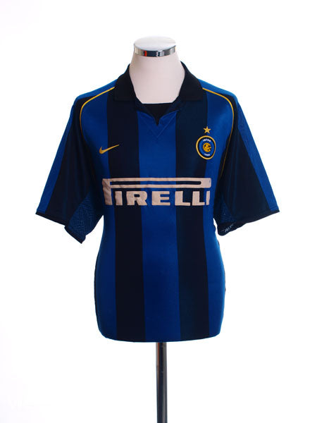 2001-02 Inter Milan Home Shirt S | Vintage Football Shirts